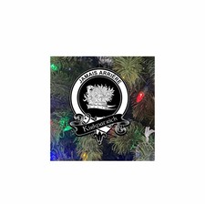 Kirkpartrick Family Crest Christmas Ornament Laser Engraved Scottish Clan Gift