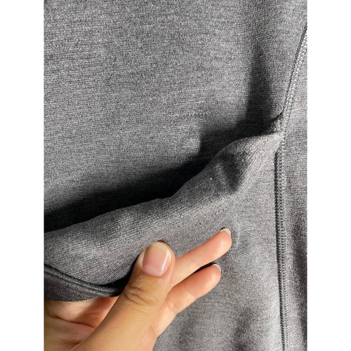 Lalabu Dad Soothe Camicia Uomo Grigio Medio Marsupio Canguro Marsupio Scollo V - Foto 2 di 9