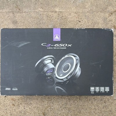 JL Audio C2-650x 6.5in Coaxial Speakers 60W RMS Power Car Audio Pair