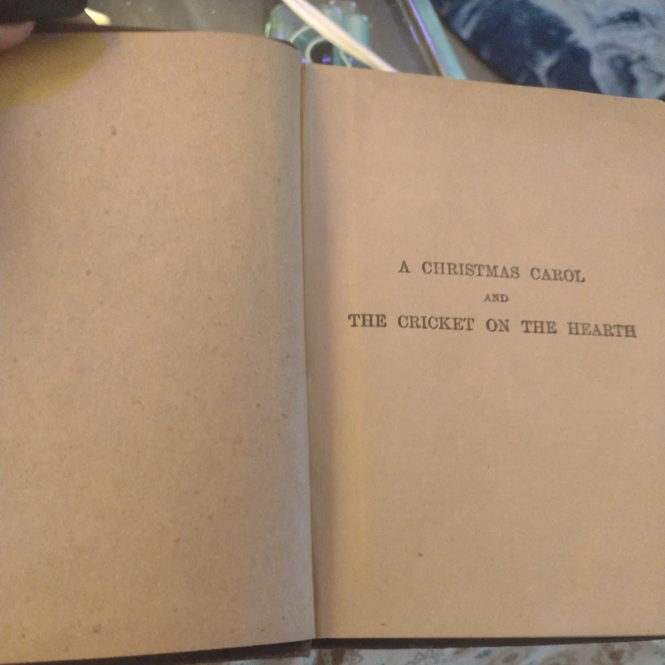 1919 A Christmas Carol and The Cricket On The Hearth By Charles Dickens Pocket Foto 4 de 4