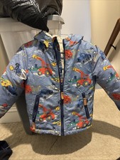 Mini Boden Boys 4-5 Sherpa Lined Construction Jacket