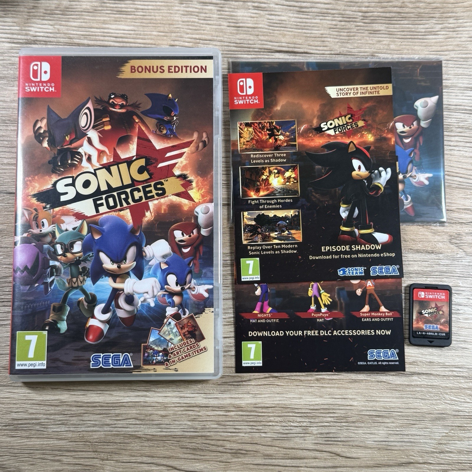 Nintendo Switch : Sonic Forces Bonus Edition VideoGames FREE Shipping, Save £s