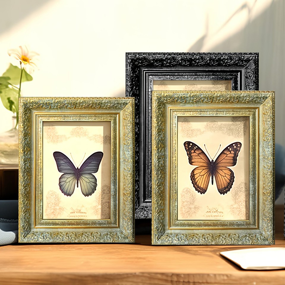 Vintage Picture Frame, Decorative Wall Hanging and Tabletop Display ...