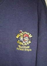 Wooden Chicken Pub Bar Portland Oregon dive bar craft beer Sweatshirt t shirt XL