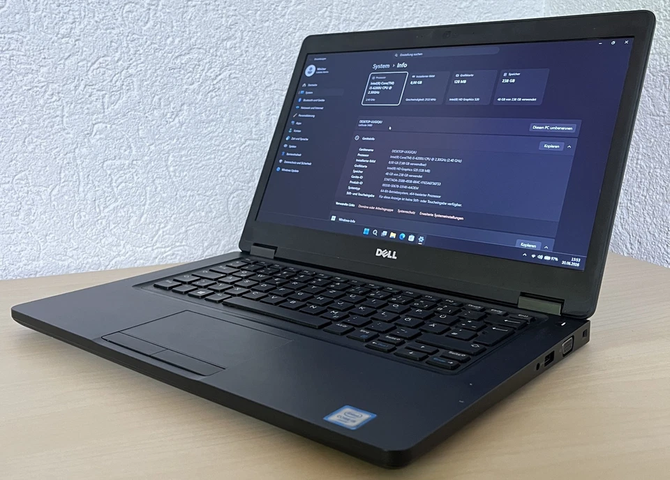 Dell Latitude 5480 · i5-6200U · 8GB · 256GB, Foto 1 von 5