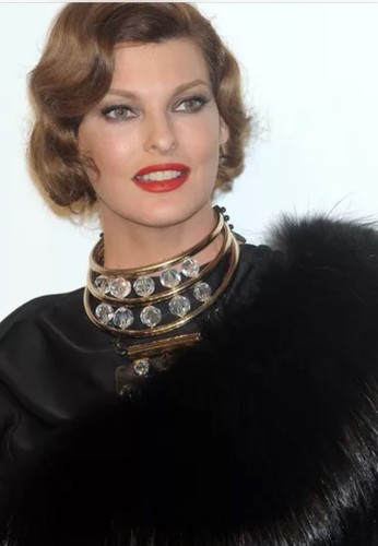 LANVIN Gold Tone Double Brass Bar 