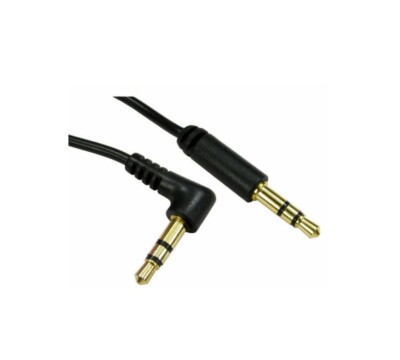 ACL 1.0 Meter 90 Degree Right Angle 3.5mm Auxiliary Audio Jack To Jack Cable Male To Male AUX Cable For Headphones Home And Car Stereos - View #3
