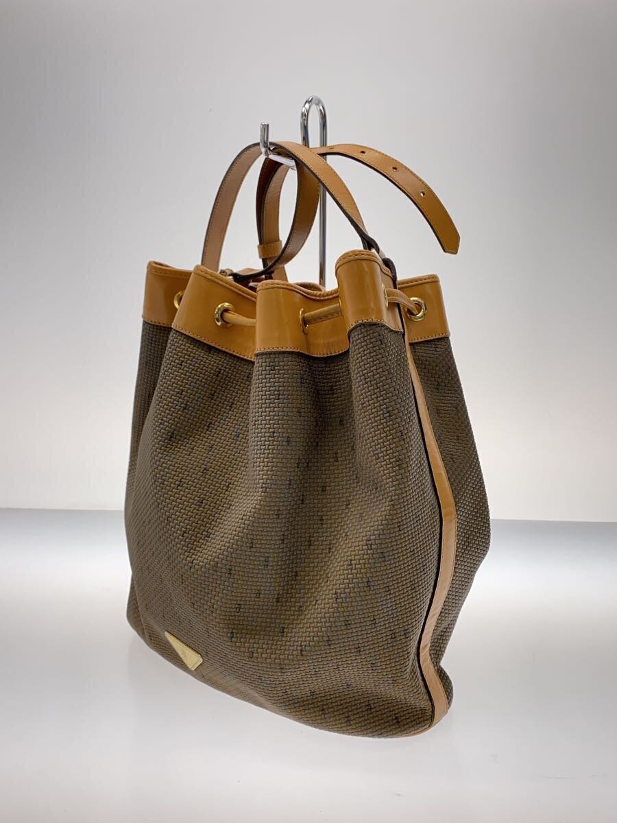 Borsa a tracolla con coulisse YVES SAINT LAURENT BRW modello totale con marsupio