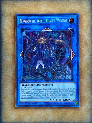 Yugioh Ningirsu The World Chalice Warrior COTD-EN050 Secret Rare 1st Ed NM
