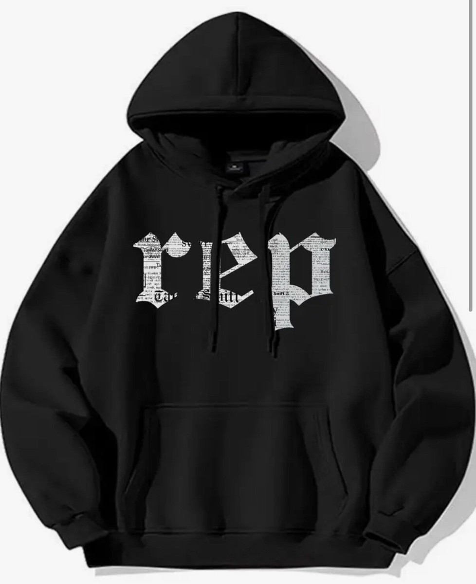 Taylor Swift XL Reputation Black Hoodie Album Merch Rep Unisex