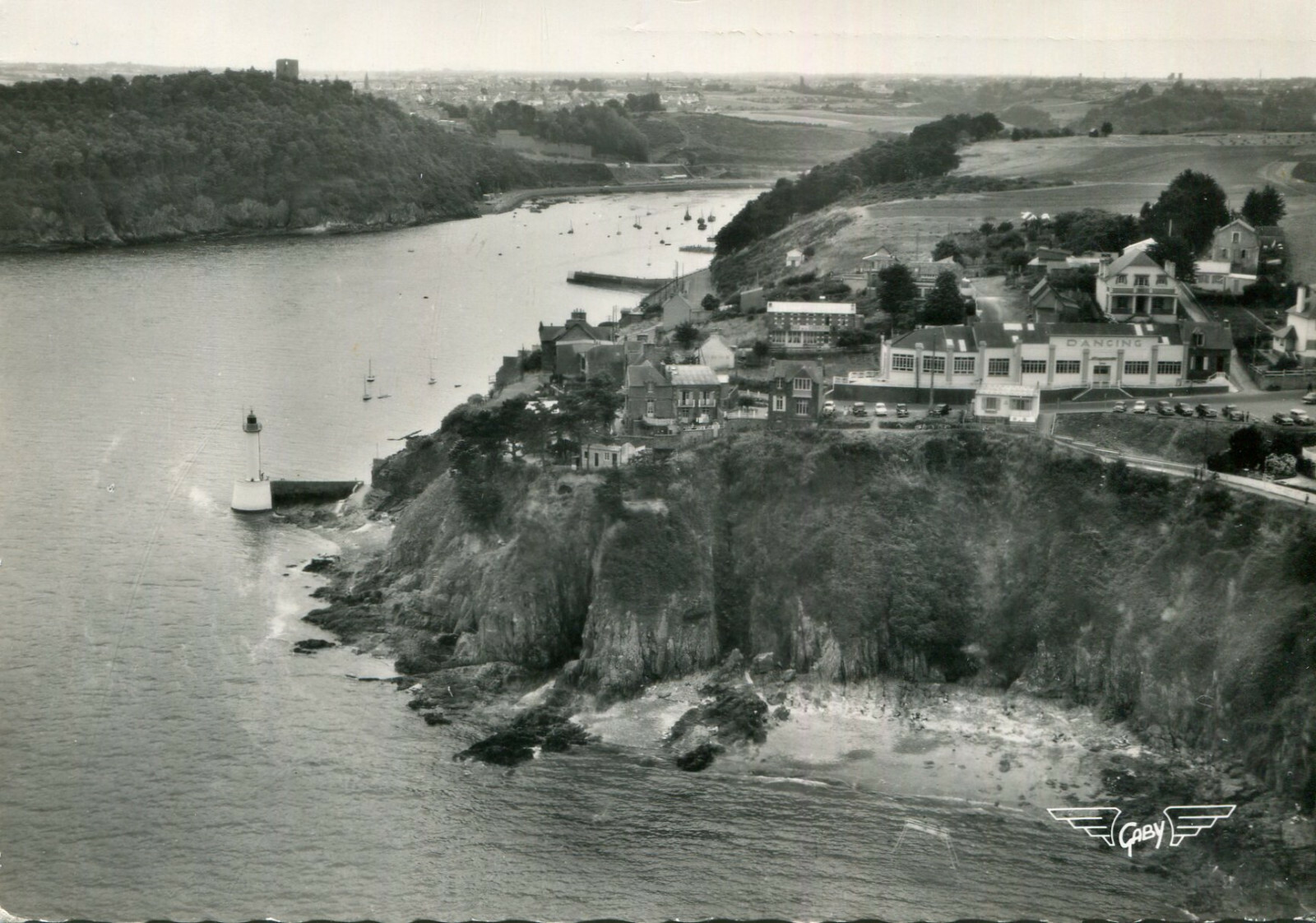 Carte SAINT LAURENT DE LA MER Vue aérienne Quartier du Phare et Tour de