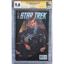 Star Trek Movie Adaptation #1 photo variant__CGC 9.8 SS__Signed by Chris Hems...