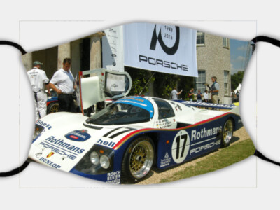 Gesichtsmaske, DREILAGIG, FILTER, Goodwood Festival of Speed, Porsche, GRATISVERSAND