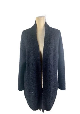 Willow & Clay Black Polyester Blend Cardigan Sweater Women’s Sz Small w/ Pockets - Image 1 of 4