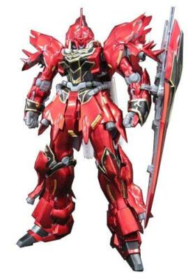 BANDAI MG 1/100 MSN-06S Sinanju Ver.Ka Titanium Finish
