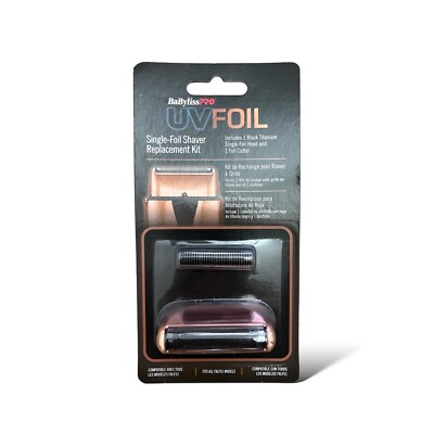 Babyliss UV-Folie Ersatz Einzelfolienkopf + Cutter FXLRF1RG für Folie FXLFS1
