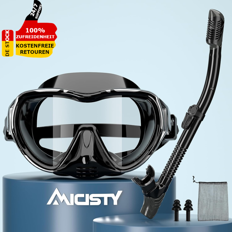 Schnorchelset Set Taucherbrille Schnorchelmaske Anti-Leck Tauchmaske