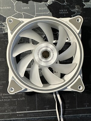 ALSEYE 120mm Gaming ARGB White Cooling Fan for PC Case