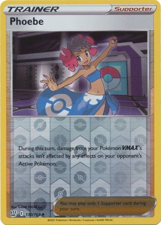 PHOEBE 130/163 BATTLE STYLES POKEMON (REVERSE HOLO, NM)