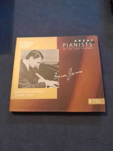 BYRON JANIS - VOLUME I GREAT PIANISTS OF THE CENTURY. 2 CD PHILIPS DIGIPAK  - Foto 1 di 2