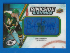 2017-18 Ice BRIAN PROPP AUTO RINKSIDE SIGNINGS #RS-BP