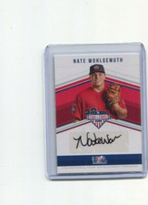 2018 Stars and Stripes 17U Team Autographs Nate Wohlgemuth Black Ink Auto 24/25