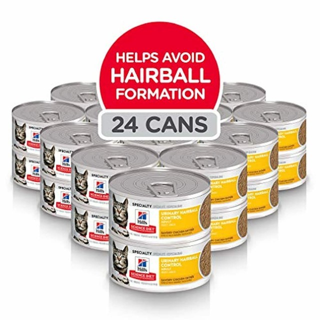 Hill's Science Diet Wet Cat Food, Adult, Urinary & Hairball Control