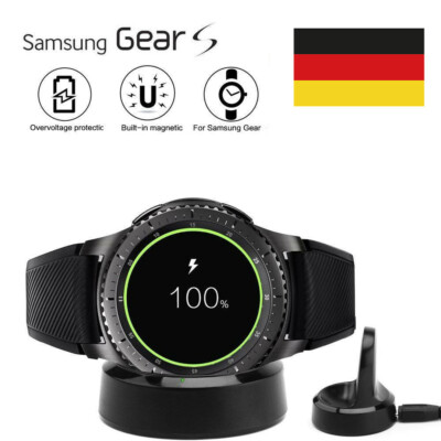 Samsung Gear S2 S3 Ladegeärt mit USB Ladekabel Wireless Ladestation Charger DE 