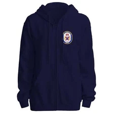 DDG-62 USS Fitzgerald Navy Full-zip Hoodie