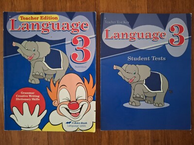 Abeka Language 3 3rd Grade Teacher Edition & Test Key * Homeschool | eBay