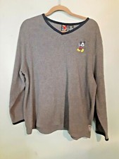 Vintage Mickey Unlimited Mickey Mouse Fleece Sweatshirt Dark Gray Womens 18W-20W