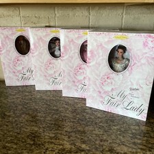 MY FAIR LADY Barbie Dolls Hollywood Legends Collection Set of 4 Dolls-1995 New