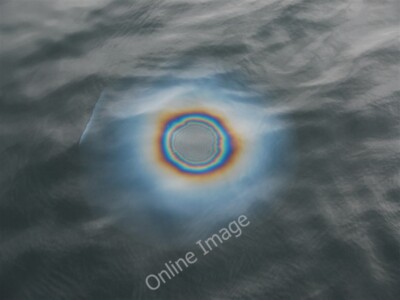 Photo 6x4 What it's all about Greenigo Fuel oil rising to the surface, ha c2009