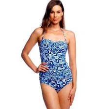 NWT WOMENS RALPH LAUREN 2 PC BIAS TRIBAL TWIST TANKINI SZ 6