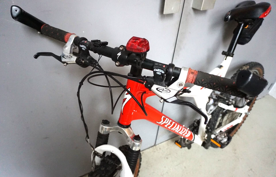 Specialized MTB Rocktopper Pro XC Mountainbike Fully 26 Zoll weiß rot (A025-007) - Bild 4 von 4