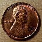 1947-D Lincoln Cent- BU+++