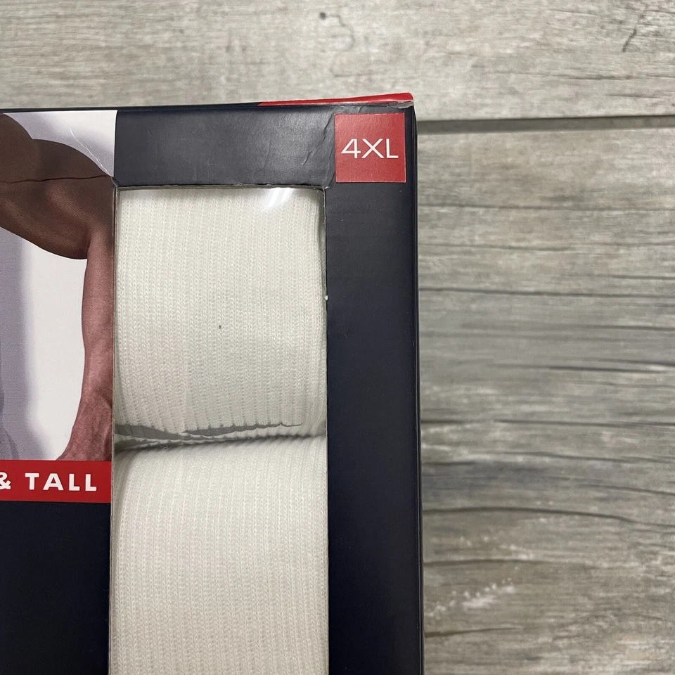 Paquete de 3 camisetas sin mangas Reebok para hombre talla 3XL blancas grandes y altas clásicas Foto 3 de 4