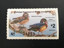ICOLLECTZONE  US Mississippi 1989 MS14 Duck Stamp VF NH