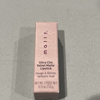 Mally Beauty Ultra Chic Velvet Matte Lipstick Garnet Deep Raspberry Sexy Makeup