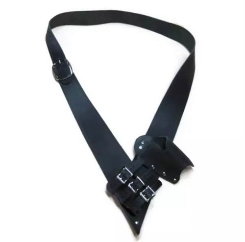 Musketeer Pirate Flintlock Sword Baldric Leather Holster Belt Larp COS Christmas - Picture 7 of 8