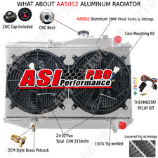 For 1983-1987 Toyota Corolla AE86 4AGE GTS 3 Row Aluminum Radiator MT,