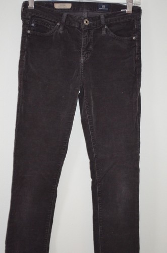 AG Adriano Goldschmied Grayish Taupe Corduroy "The Prima" Jeans Size 25R - Picture 4 of 12