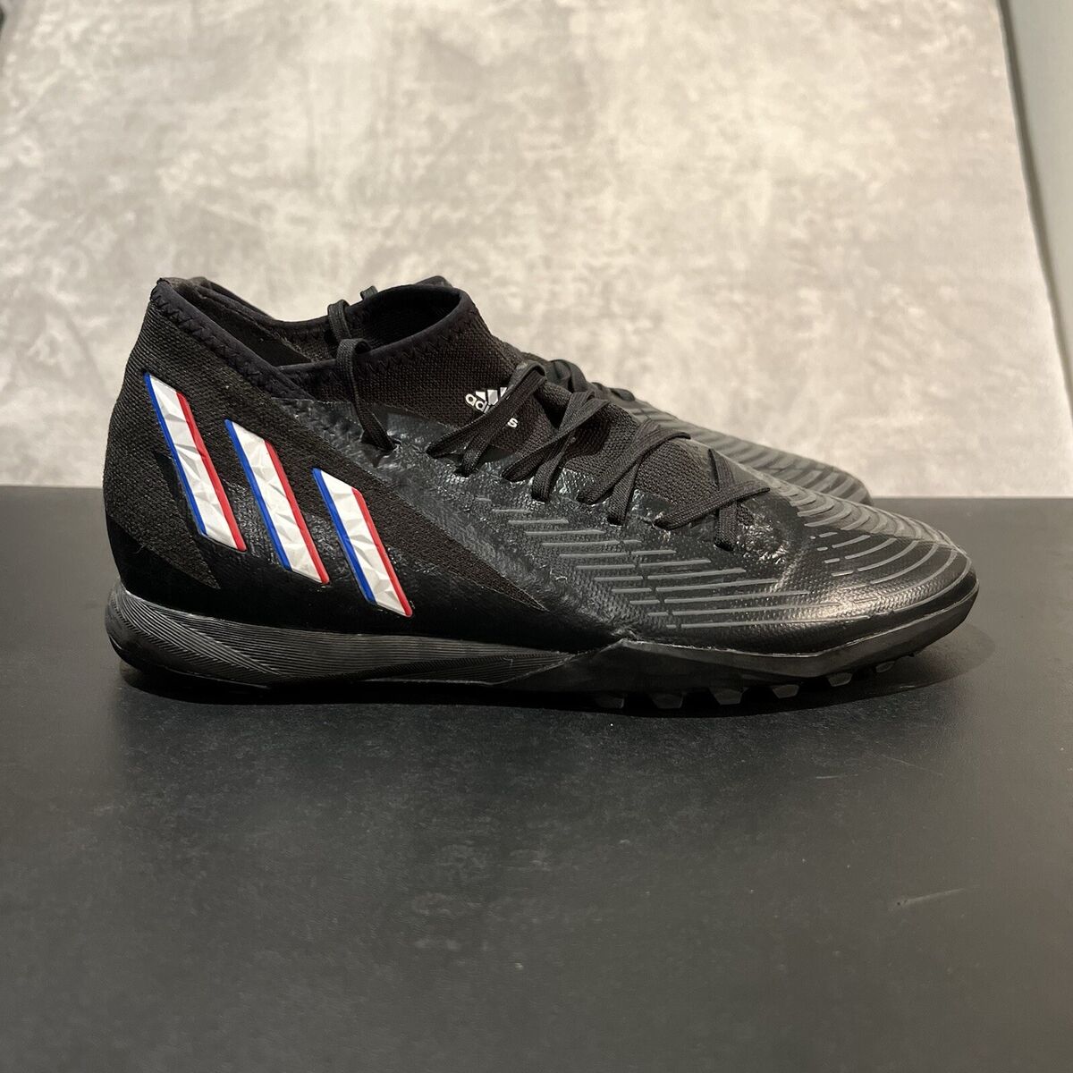 Adidas Predator Edge.3 TF Men's 11 Black GX2628 Turf Soccer Adidas Predator Edge.3 TF Men's 11 Black GX2628 Turf Soccer