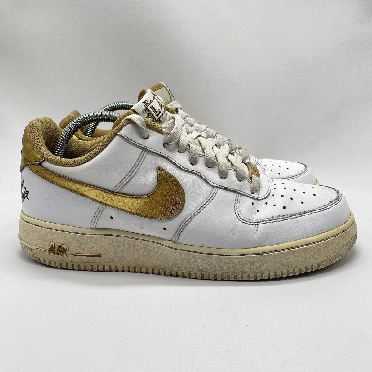 Nike Air Force 1 Low LA Los Angeles Lakers All Star Mens Size 9 315122-180 Shoes