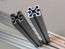 7 St Fischertechnik Alu Schiene 15x15 Linearf...