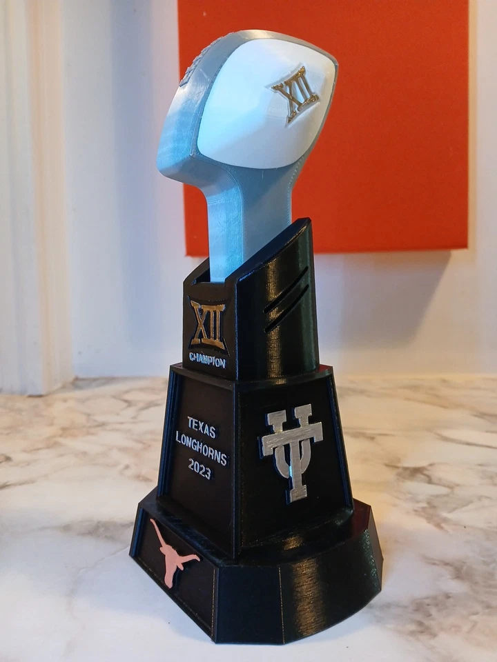 TEXAS LONGHORN FOOTBALL 2023 BIG XII CHAMPIONSHIP TROPHY - Image 3 of 4