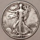 1943-D Walking Liberty Silver Half Dollar -Extra Fine - #3748EC