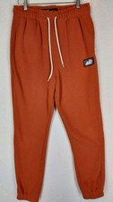 Brooklyn Cloth Womens Jogger Sweatpants Size Medium Orange Drawstring Casual