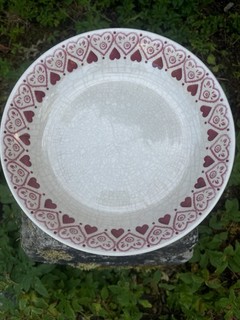 Emma Bridgewater Pink Sampler Hearts Pasta Bowl