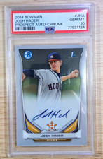 Josh Hader (PSA 10, AUTO) 💎 2014 Bowman Chrome - 1st Bowman Chrome